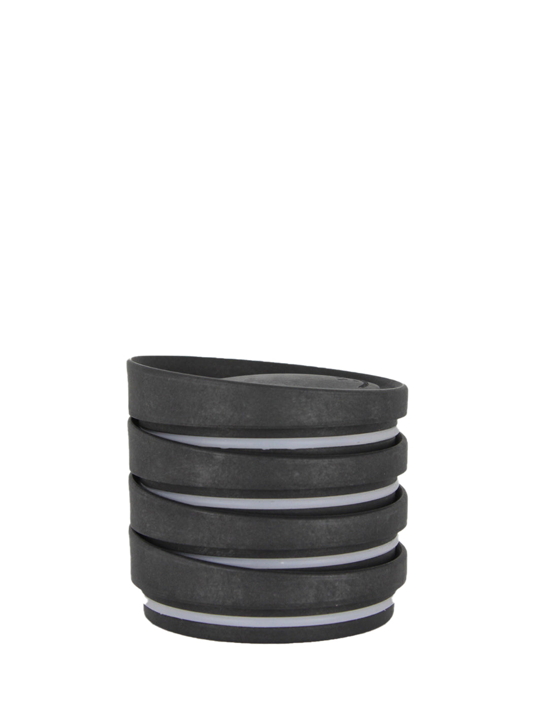 Photo of HUSKEE Original Stopper Lid (177-473ml/6-16oz) ( Charcoal 4-Pack ) [ Huskee ] [ Parts ]