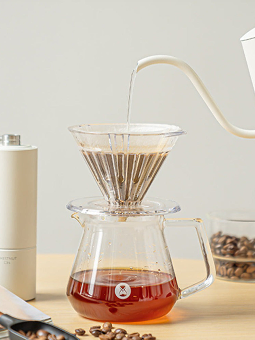 Photo of TIMEMORE Crystal Eye Turbo Dripper (Plastic) ( ) [ Timemore ] [ Pourover Brewers ]