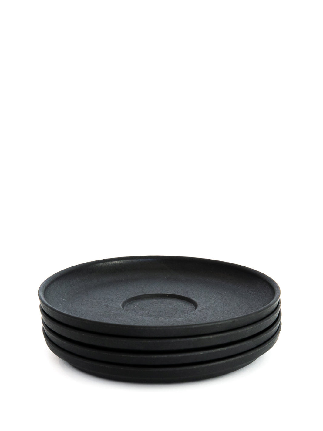 Photo of HUSKEE Original Espresso Saucer (88ml/3oz) ( Charcoal 4-Pack ) [ Huskee ] [ Saucers ]