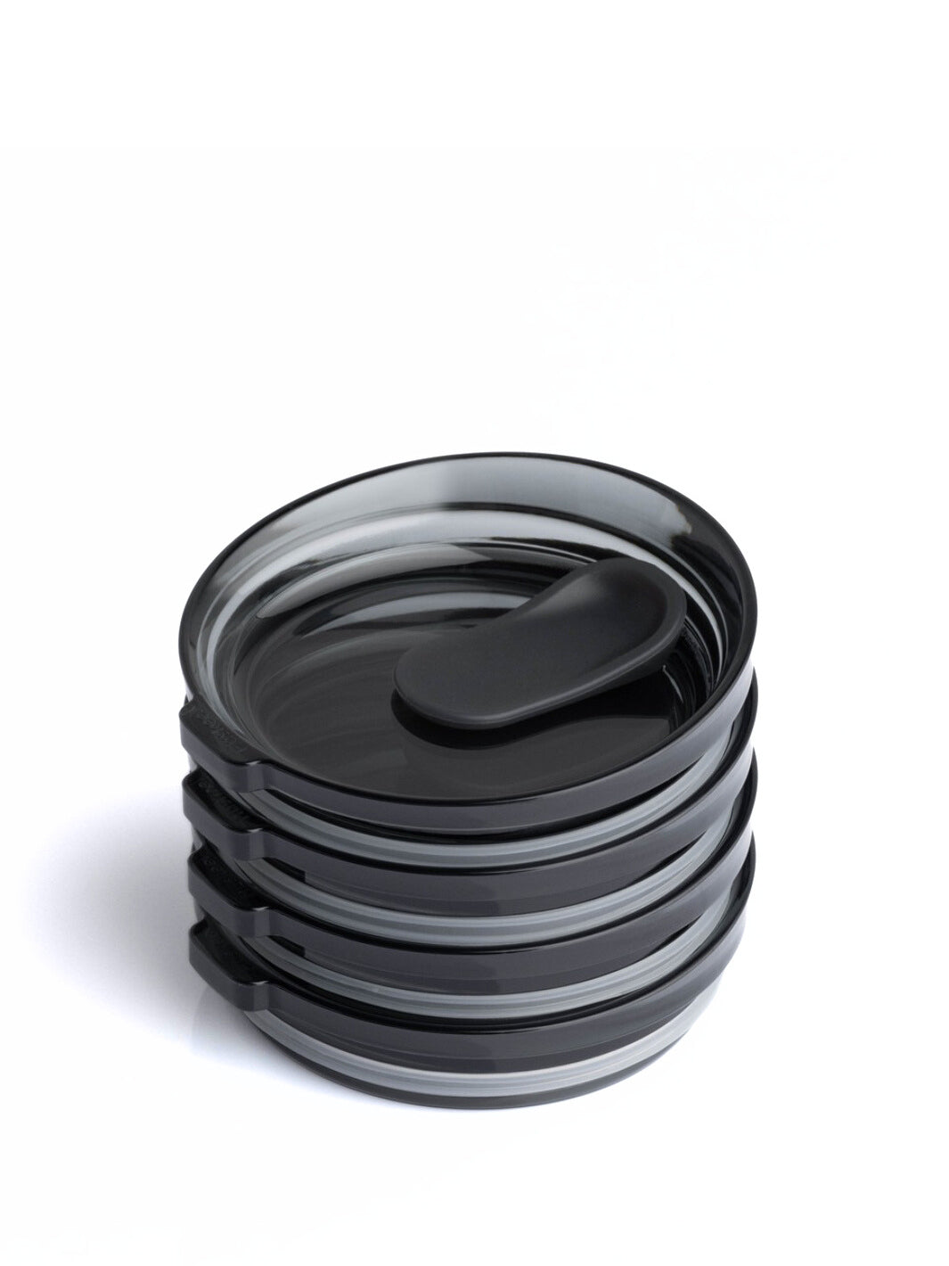 Photo of HUSKEE Renew Stopper Lid (177-473ml/6-16oz) ( Smoke 4-Pack ) [ Huskee ] [ Parts ]