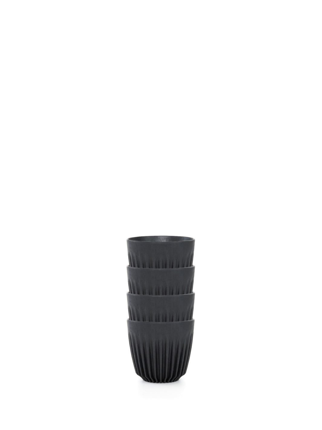 Photo of HUSKEE Original Espresso Cup (88ml/3oz) ( Charcoal 4-Pack ) [ Huskee ] [ Coffee Cups ]
