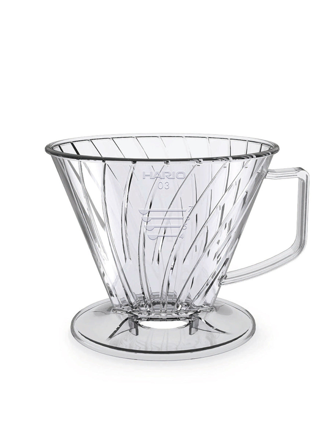 Photo of HARIO Pegasus 03 Dripper (Plastic) ( Clear ) [ HARIO ] [ Pourover Brewers ]