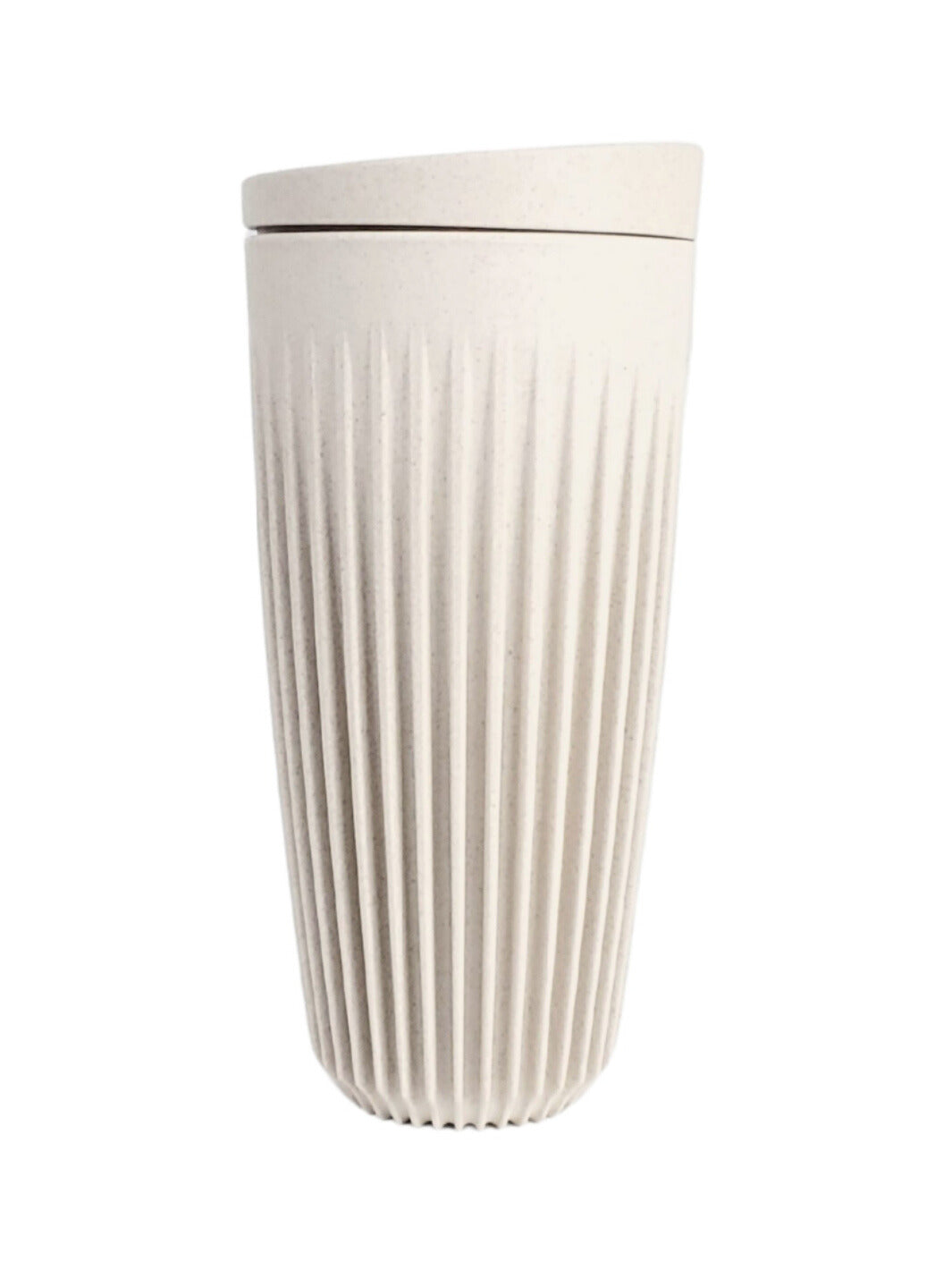 Photo of HUSKEE Original Cup + Lid (473ml/16oz) ( Natural ) [ Huskee ] [ Coffee Cups ]