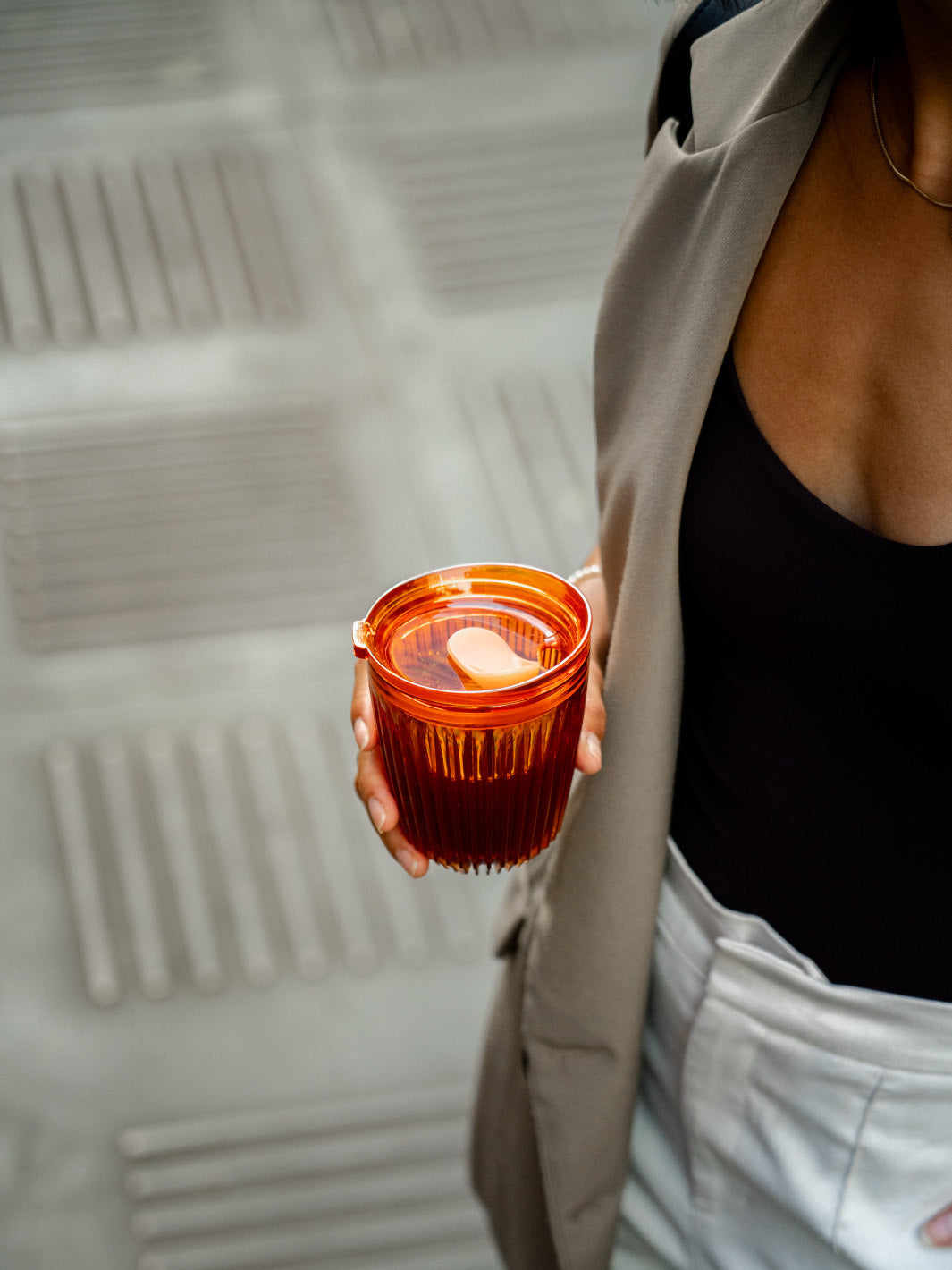 Photo of HUSKEE Renew Cup + Lid (237ml/8oz) ( ) [ Huskee ] [ Coffee Cups ]