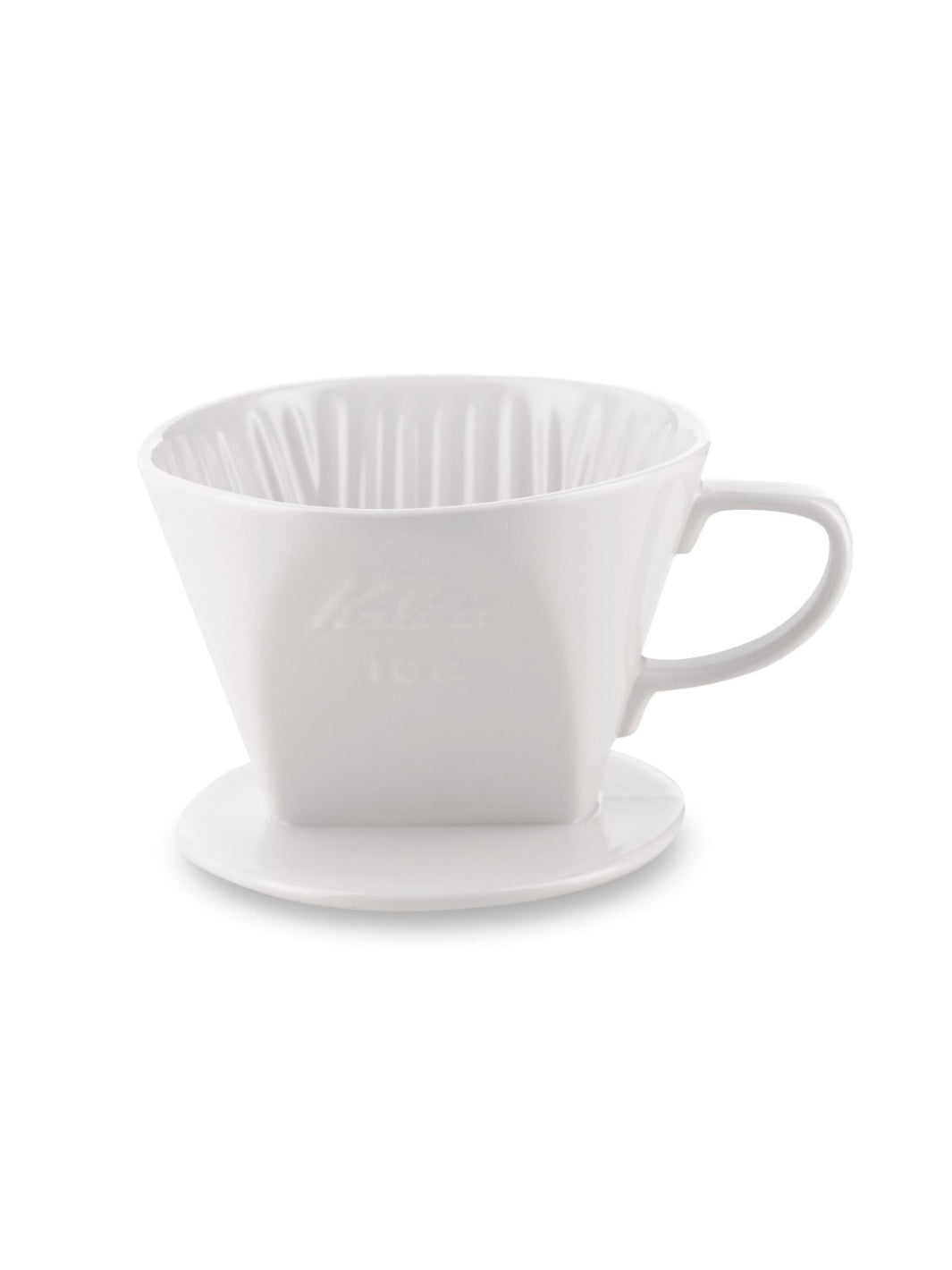 Photo of KALITA Lotto Ceramic Dripper 102 ( White ) [ Kalita ] [ Pourover Brewers ]