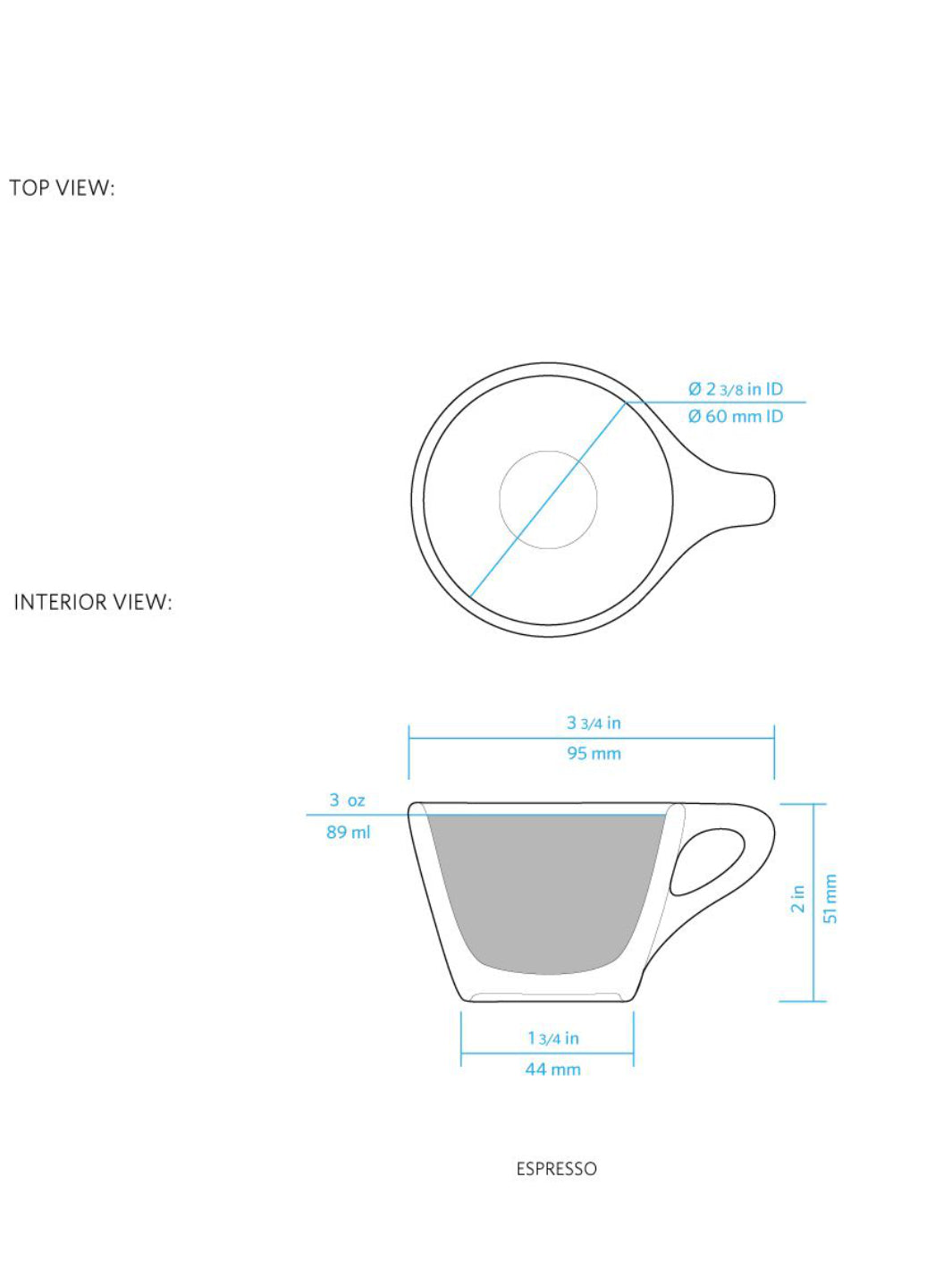 Photo of notNeutral LINO Espresso Cup (3oz/89ml) ( ) [ notNeutral ] [ Coffee Cups ]