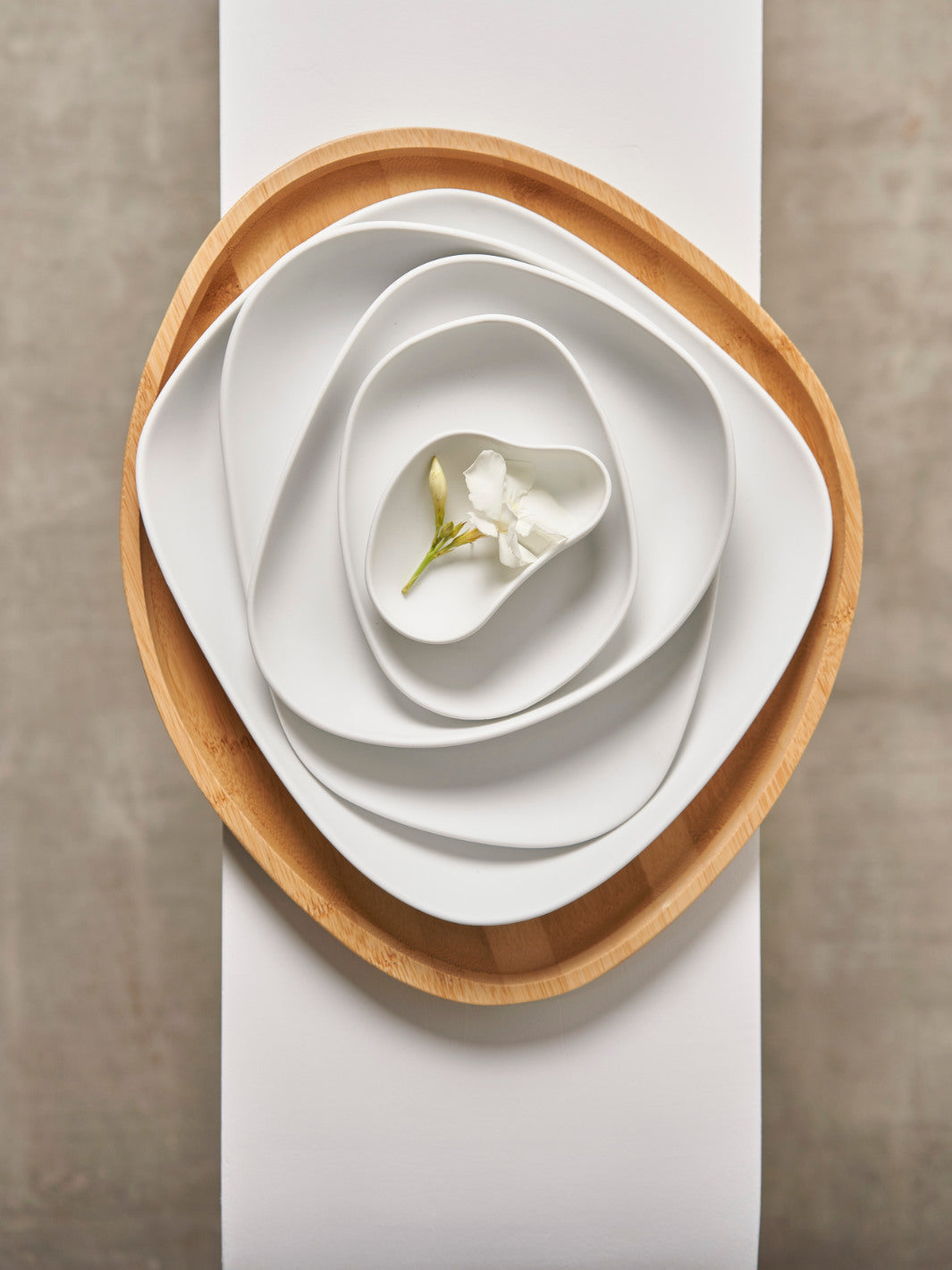 Photo of COOKPLAY Yayoi Small Tray (Bamboo) (31x29cm/12.2x11.4in) ( ) [ Cookplay ] [ Serving Trays ]
