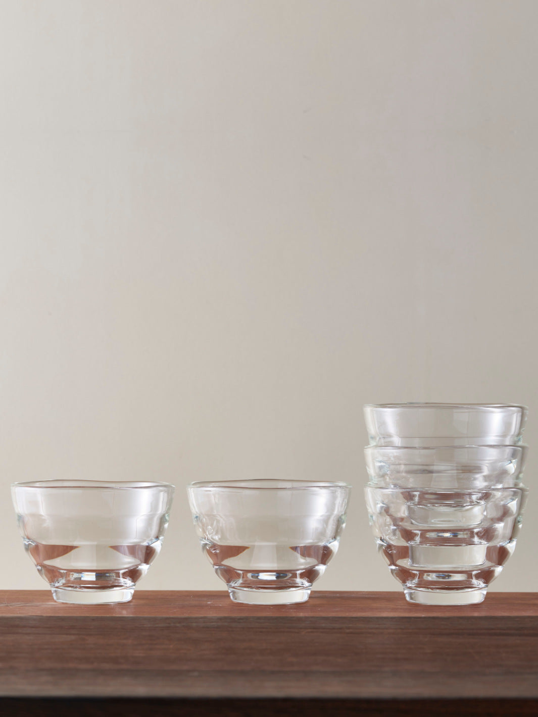 Photo of HARIO Heatproof Yunomi Glass (170ml/5.7oz) (5-Pack) ( ) [ HARIO ] [ Coffee Glasses ]