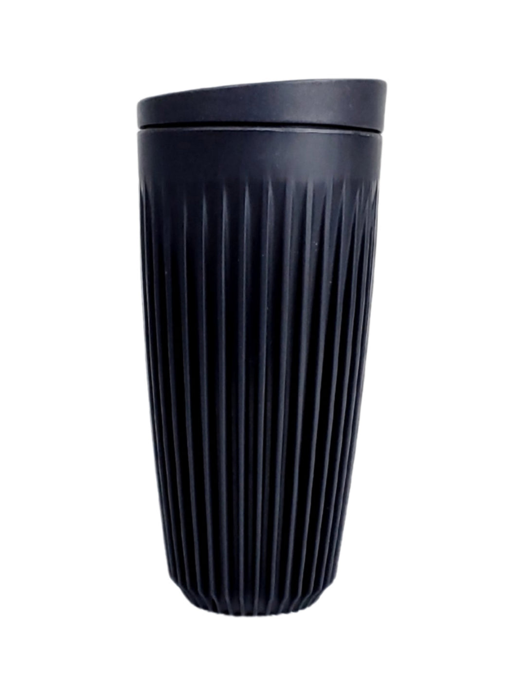Photo of HUSKEE Original Cup + Lid (473ml/16oz) (Zero Waste) ( Charcoal ) [ Huskee ] [ Coffee Cups ]
