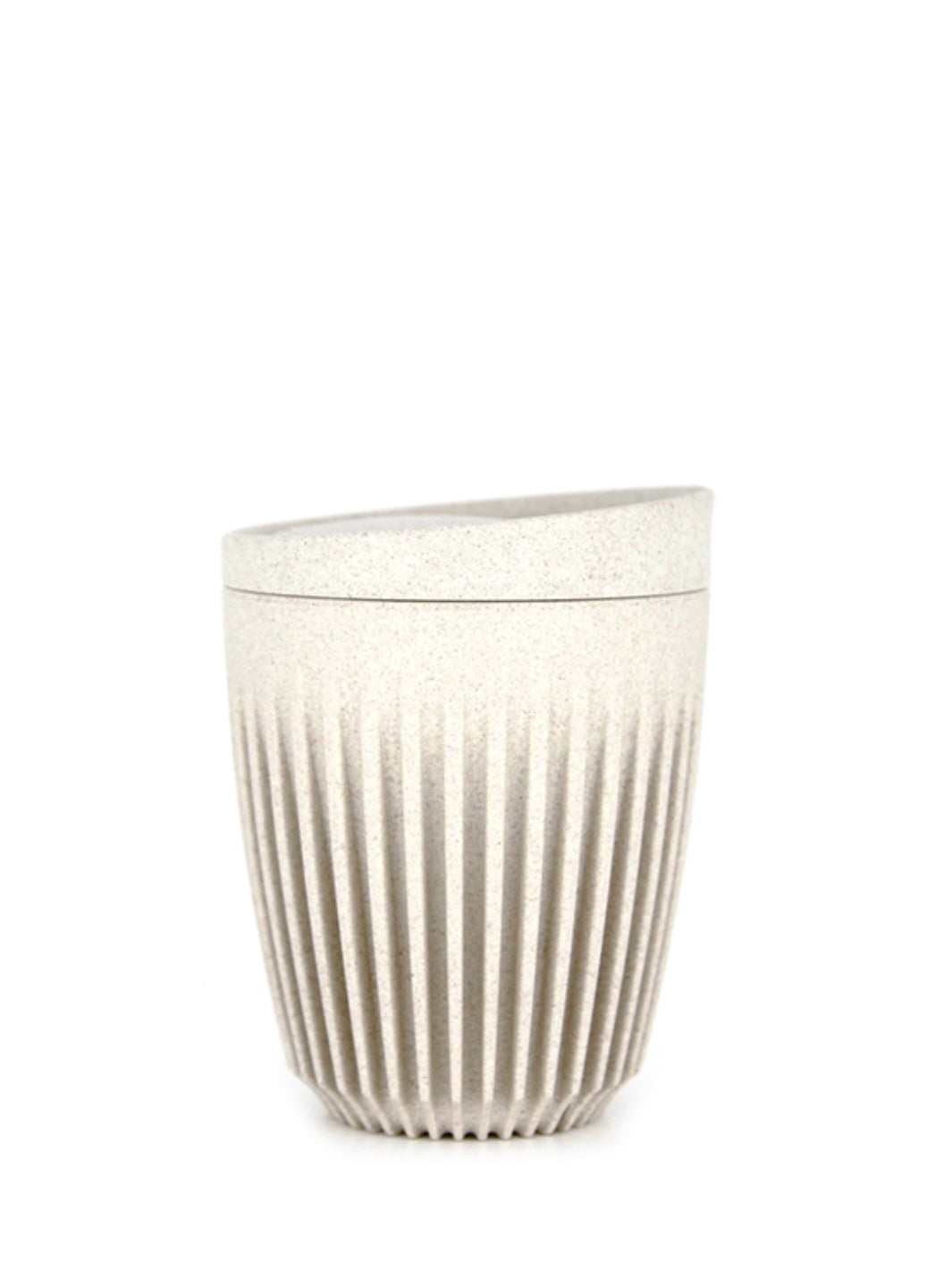Photo of HUSKEE Original Cup + Lid (237ml/8oz) ( Natural ) [ Huskee ] [ Coffee Cups ]